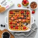 Chicken and Waffle Breakfast Casserole