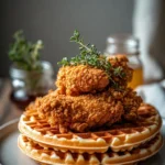 Crispy Southern Fried Chicken and Fluffy Waffles Recipe