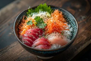 Homemade Chirashi Sushi Bowl