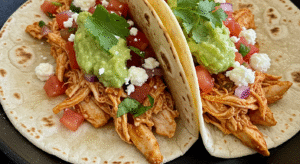 Flavorful grilled chicken street tacos served with fresh toppings