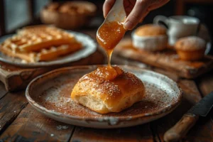 Texas Roadhouse Honey Cinnamon Butter spread on bread