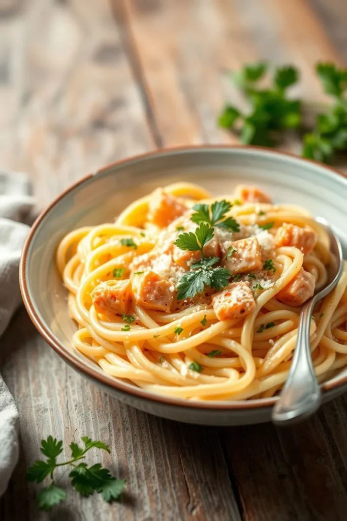 salmon pasta recipe