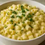 Creamy ditalini pasta recipe with parsley and parmesan