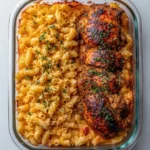 Honey Garlic Chicken with Creamy Mac and Cheese
