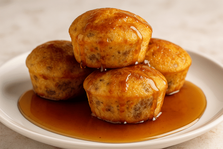 McGriddle Bites homemade breakfast snack