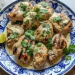 Grilled Salsa Verde Pepper Jack Chicken