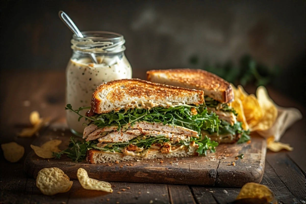 Title: Delicious Sun-Dried Tomato Turkey Sandwich Recipe with Creamy Pesto