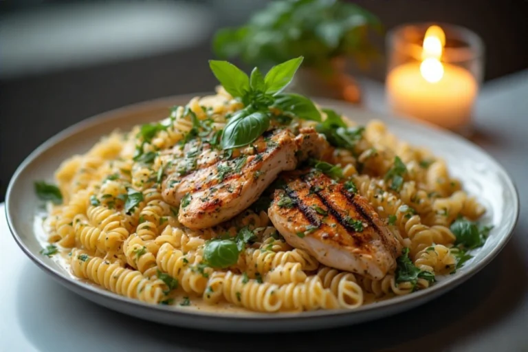 Creamy Garlic Chicken Pasta