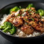 Healthy Grilled Chicken and Broccoli Bowls