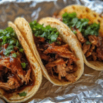 Garlic Butter Honey BBQ Chicken Tacos