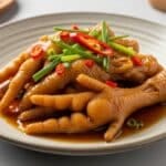 chicken feet chicken recipe served hot with spicy sauce