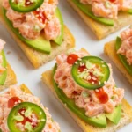 Spicy Salmon Crispy Rice Bites