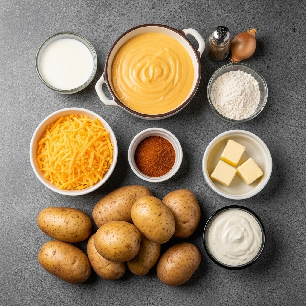 Spicy Louisiana-Style Loaded Fries Ingredients