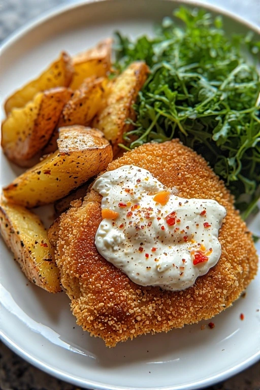 Crispy Hot Honey Feta Chicken