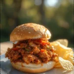 Spicy Cajun Chicken Sloppy Joes