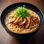 Spicy Chicken Ramen with Creamy Garlic Broth