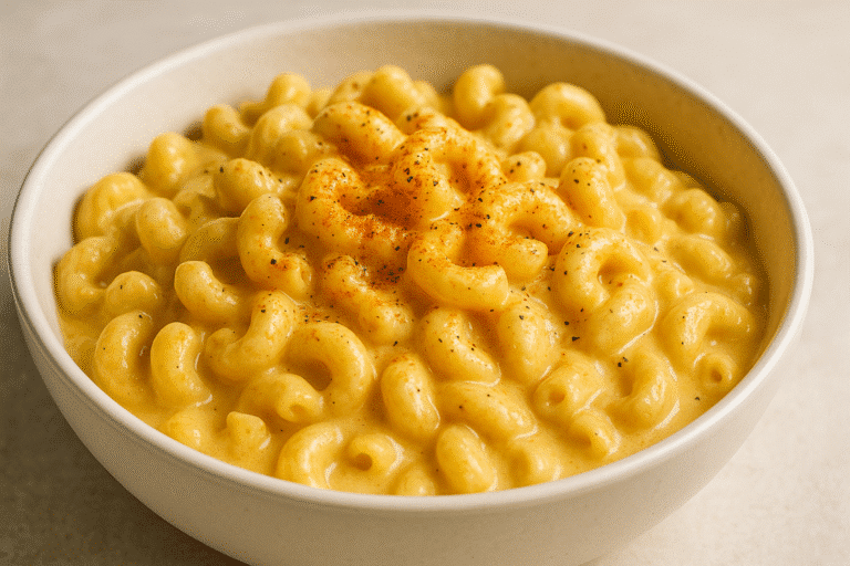 High protein pasta creamy mac and cheese recipe