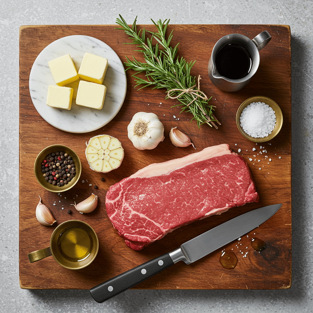 Pan Seared Steak Filet Mignon Ingredients