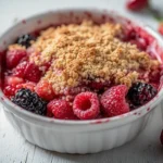 Triple Berry Cobbler with Grain-Free Biscuit