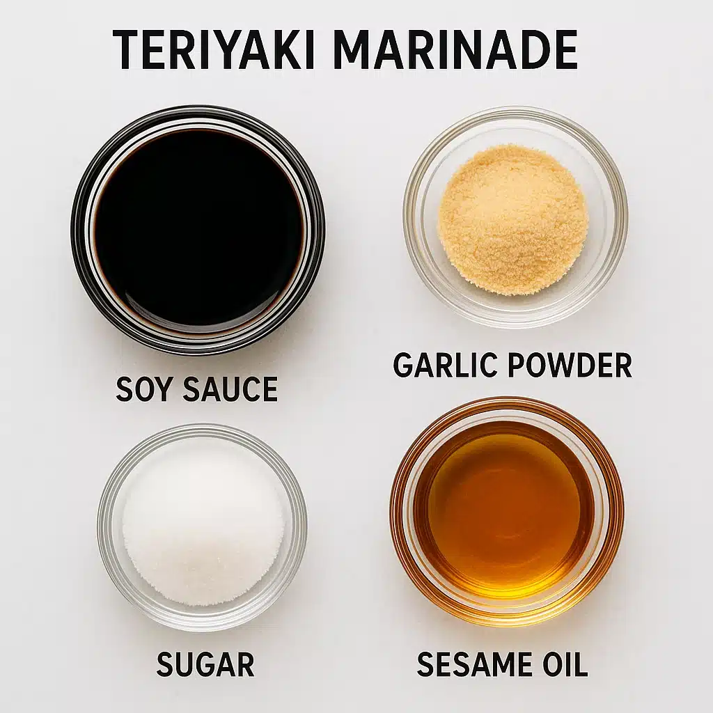 Teriyaki chicken marinade ingredients for Panda Express style