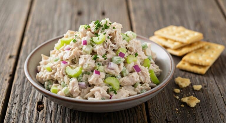 Chicken Salad Chick featured recipe in a bowl.