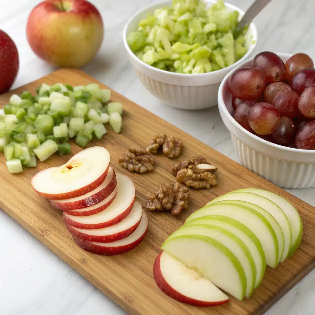 Apple Waldorf Salad Ingredients