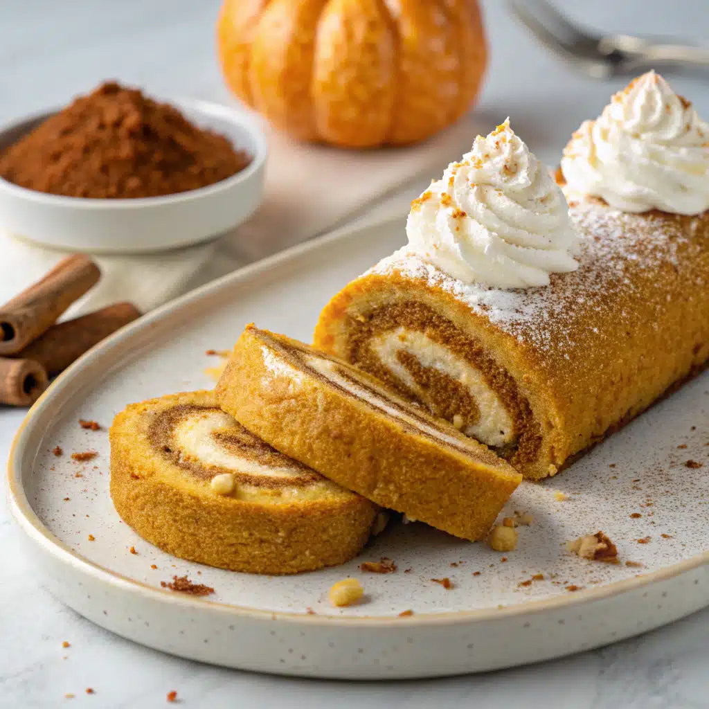Best pumpkin roll recipe serving