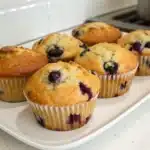 blueberry muffins featured image