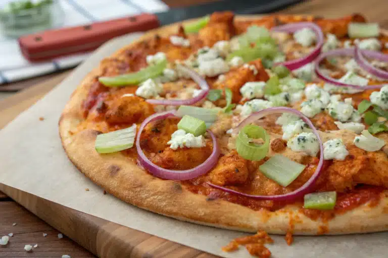 buffalo chicken pizza featured image