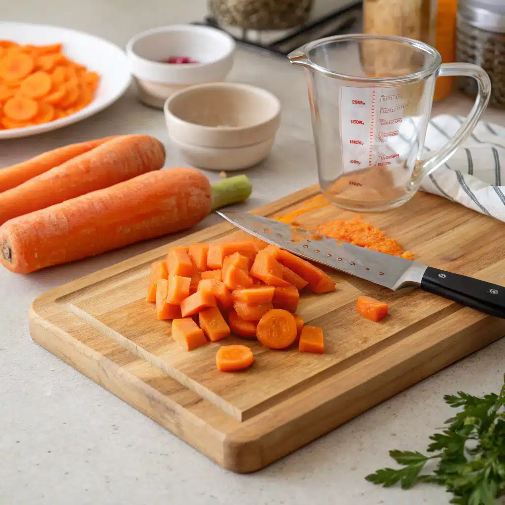 carrot cake recipe First Step