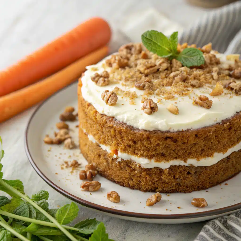 carrot cake recipe Serving