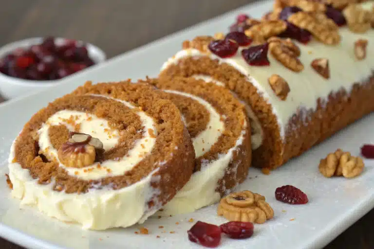 carrot cake roll featured image