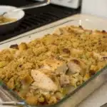 chicken and stuffing casserole featured image