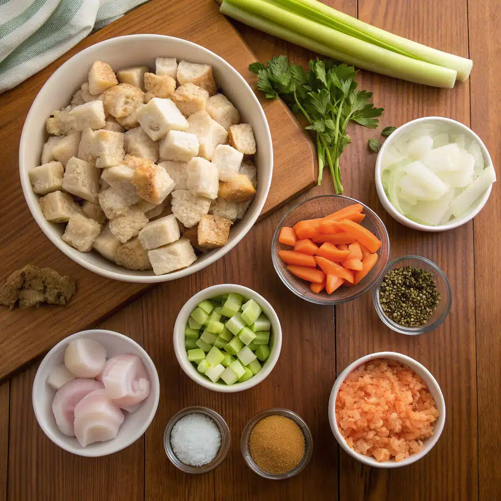 chicken and stuffing casserole ingredients