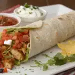 chicken burrito recipe featured image
