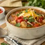 chicken taco soup featured image