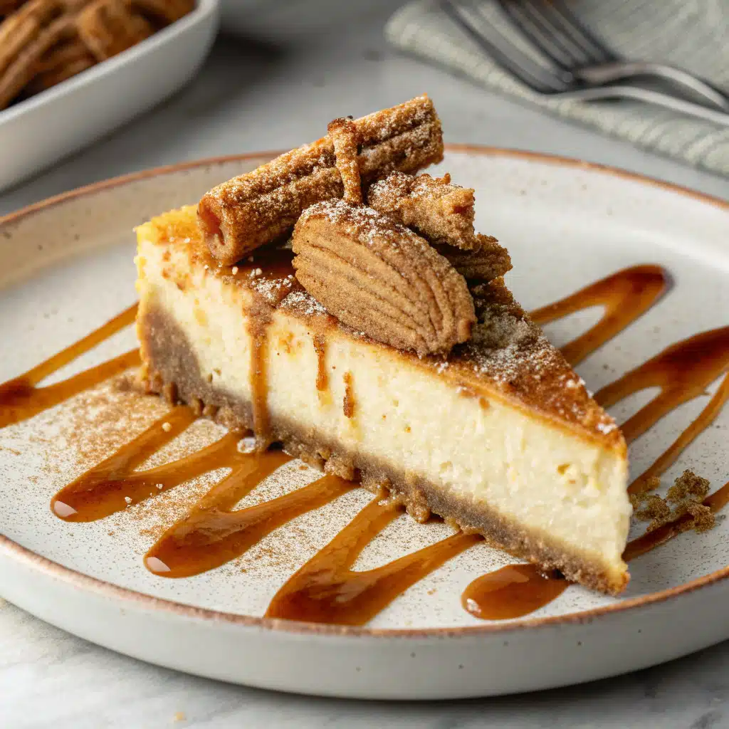 Churro cheesecake recipe Serving