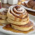 cinnamon roll pancake featured image