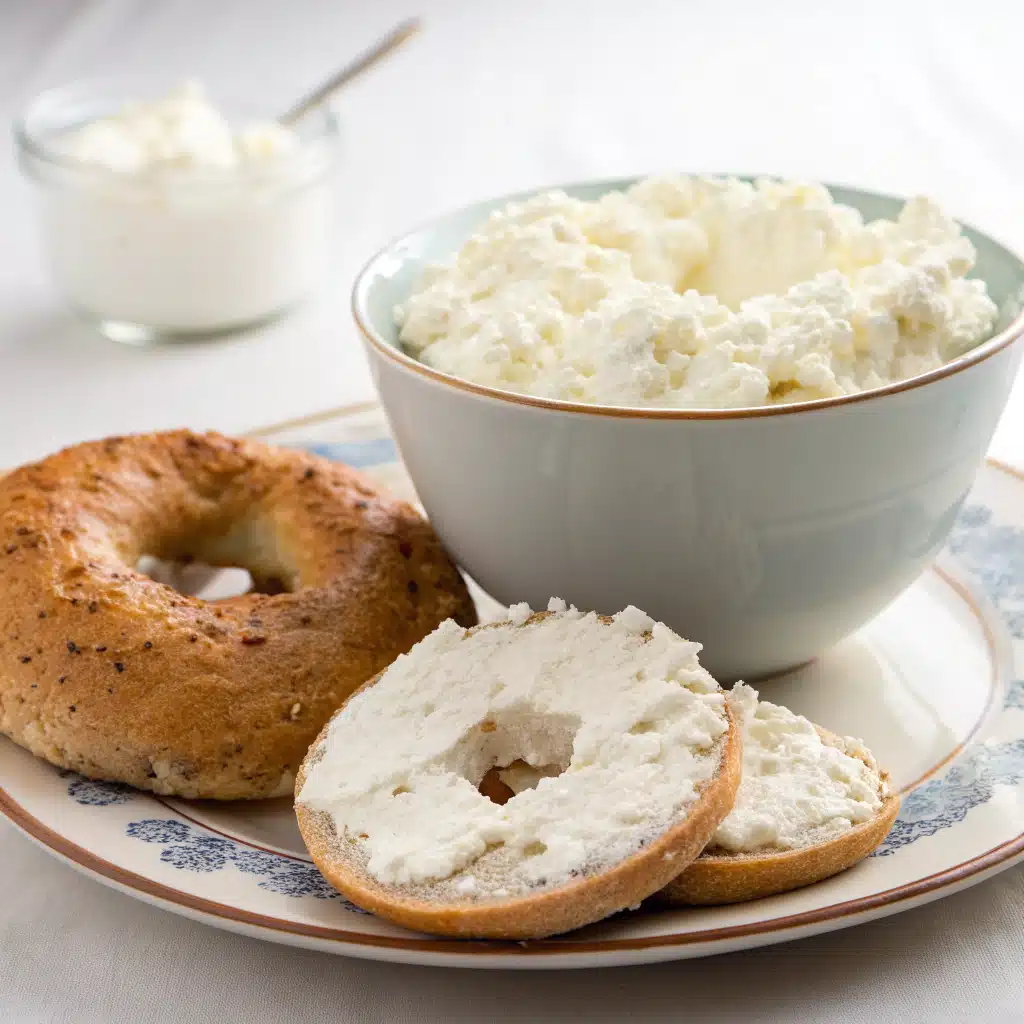 Cottage cheese bagel recipe First Step
