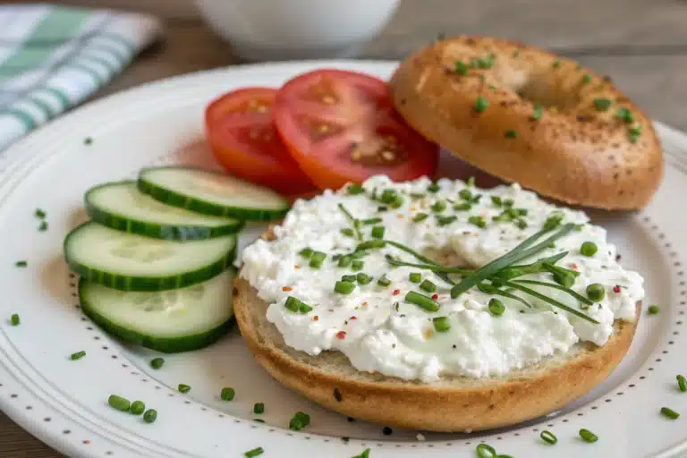 cottage cheese bagel recipe featured image