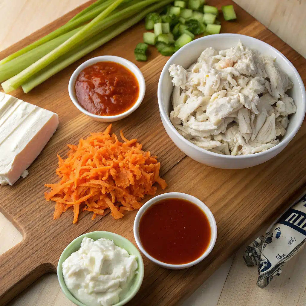 crockpot buffalo chicken dip ingredients