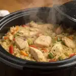 crockpot chicken and rice featured image