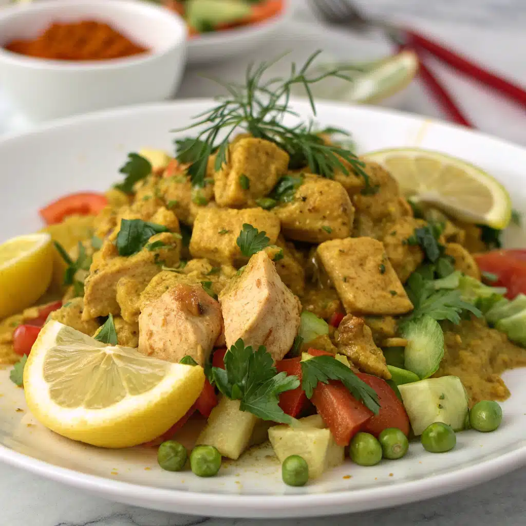 curried chicken salad recipe Serving