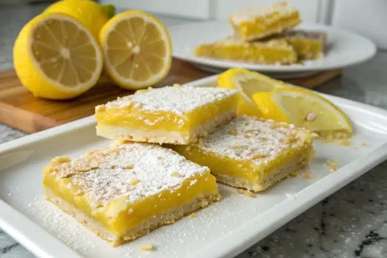 easy lemon bars recipe featured image