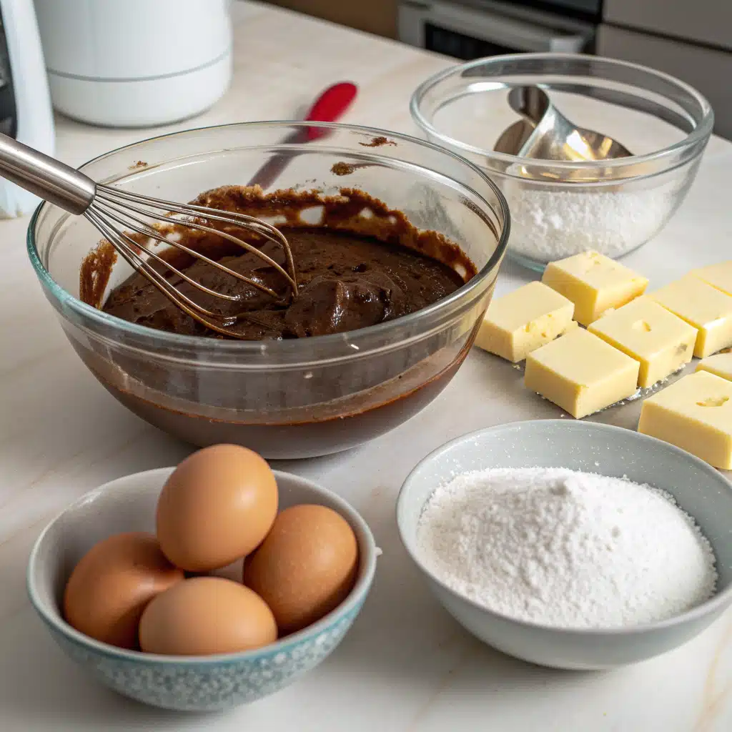 fudgy brownie recipe First Step