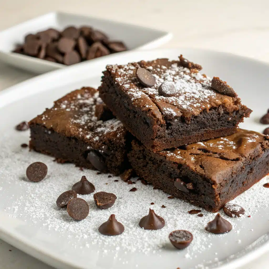 fudgy brownie recipe Serving