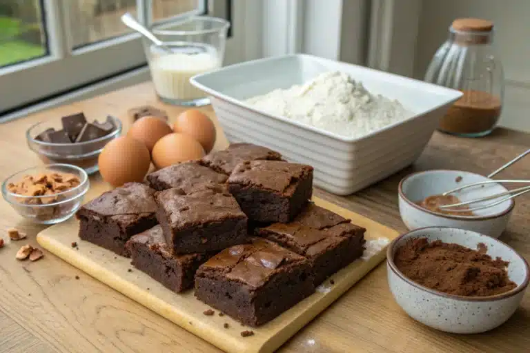 fudgy brownie recipe featured image