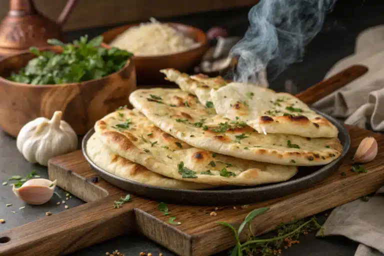 garlic naan recipe featured image