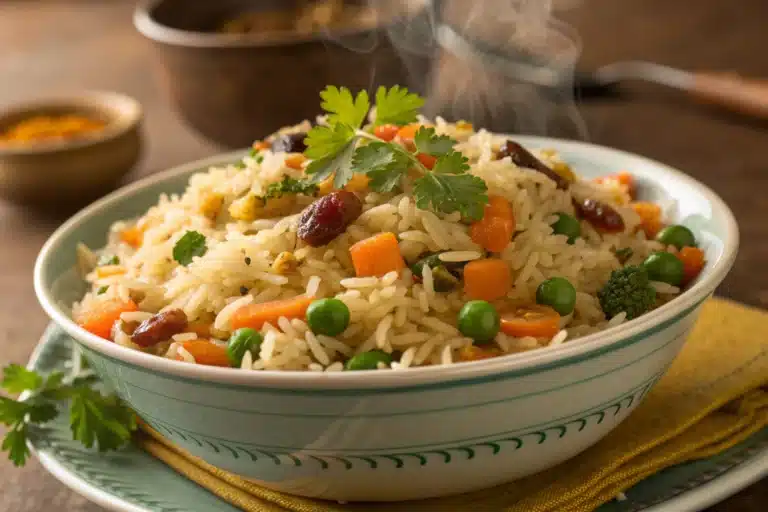 homemade rice pilaf featured image