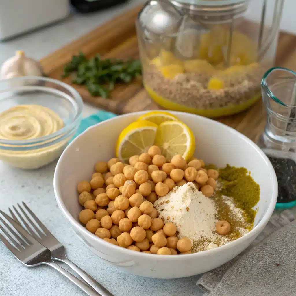 Hummus recipe First Step